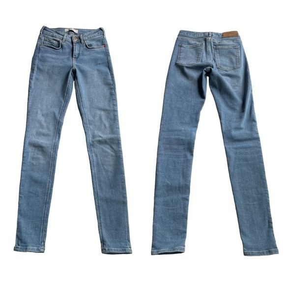 Scotch & Soda Amsterdam Blauw Denim Skinny Jeans Blue Size 25W 32L LA BOHEMIENNE - Picture 10 of 10
